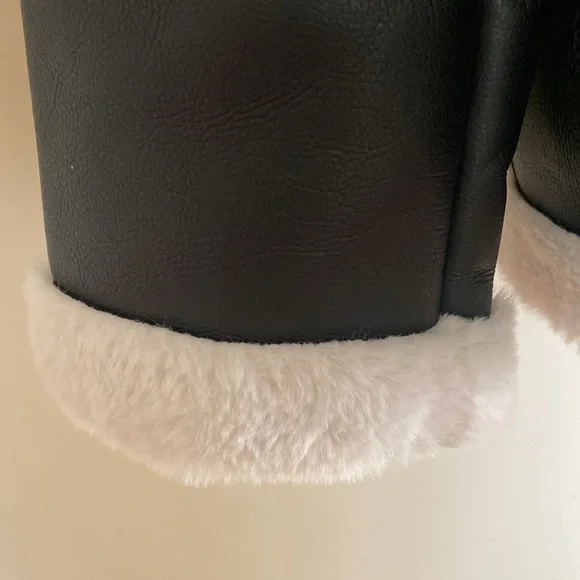 Joie Faux Leather Aviator Jacket - Picture 4 of 10